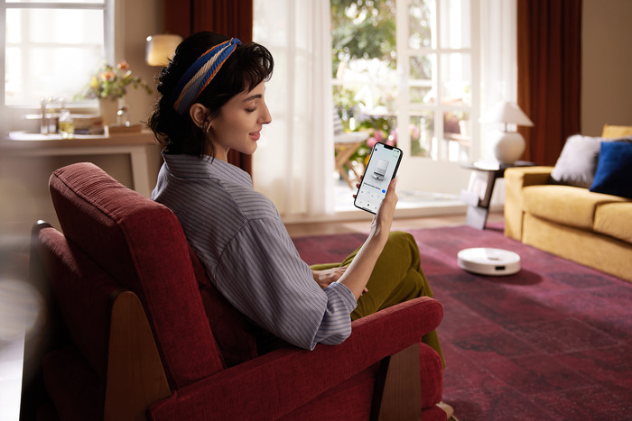 Roborock Qrevo 5AE Blanc produit à l'usage