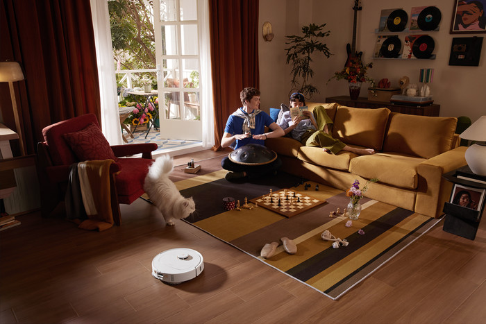 Roborock Qrevo 5AE Blanc produit à l'usage