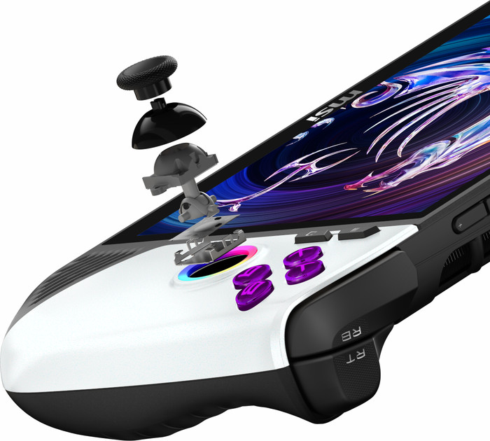 MSI Claw 8 AI+ A2VM Polar Tempest Edition-069NL detail