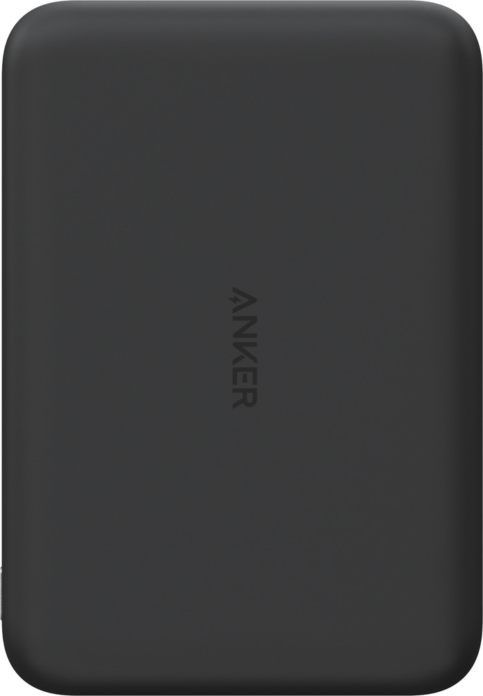Anker MagGo Slim Wireless Power Bank with MagSafe and Qi2 5000mAh with Fast Charging Black bottom