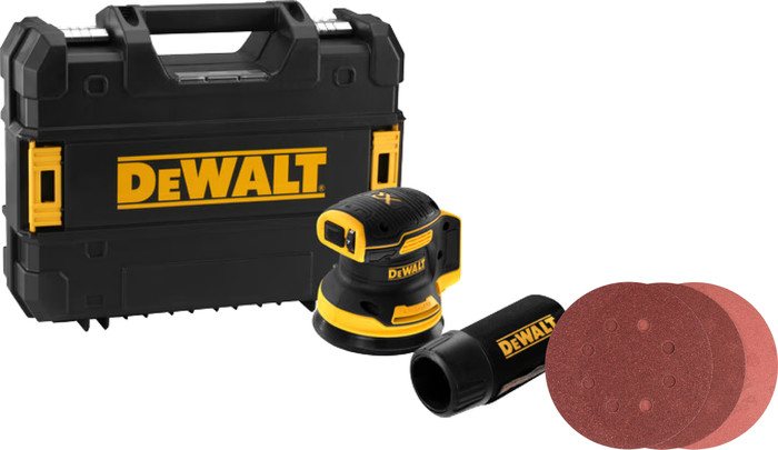 DeWalt DCW210NT-XJ (sans batterie) + Bosch Disque Abrasif 125 mm K80, K120, K240 (25x) Main Image