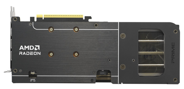 ASUS PRIME Radeon RX 9060 XT OC 16GB onderkant