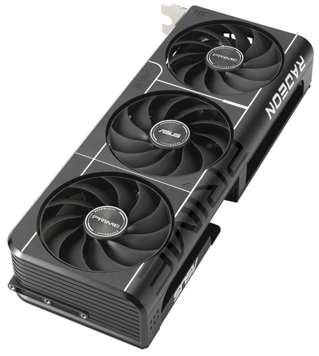 ASUS PRIME Radeon RX 9060 XT OC 16GB bovenkant