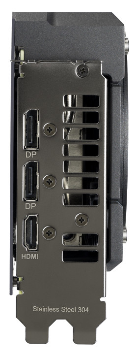 ASUS TUF Gaming Radeon RX 9060 XT OC 16GB left side