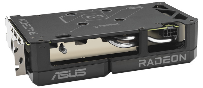 ASUS DUAL Radeon RX 9060 XT 8GB bottom