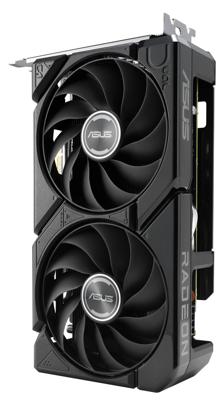 ASUS DUAL Radeon RX 9060 XT 8GB right side