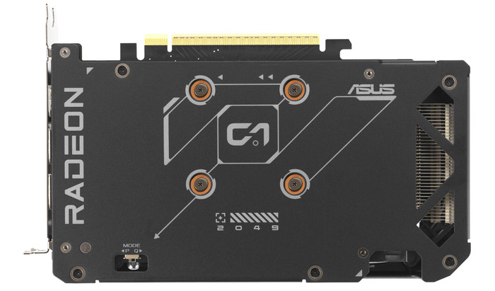 ASUS DUAL Radeon RX 9060 XT 8GB bottom