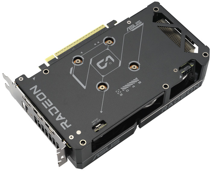 ASUS DUAL Radeon RX 9060 XT 8GB bottom