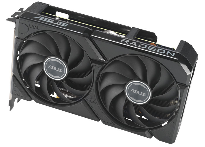 ASUS DUAL Radeon RX 9060 XT 8GB right side