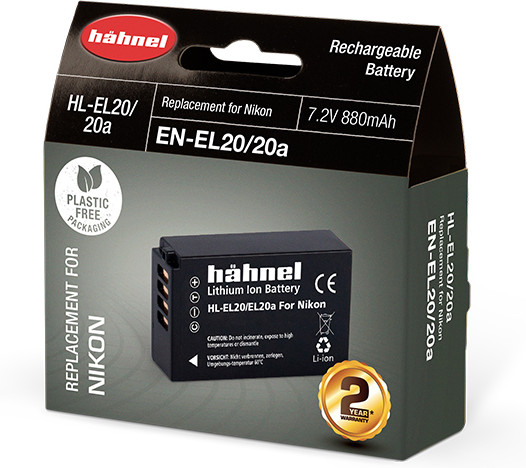 Hähnel HL-EL20/20a Nikon packaging