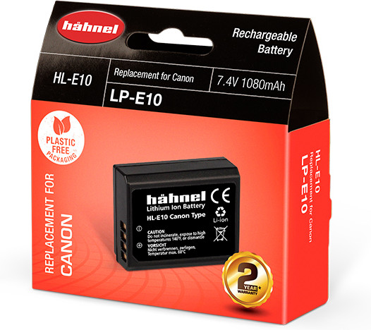 Hähnel HL-E10 Canon packaging
