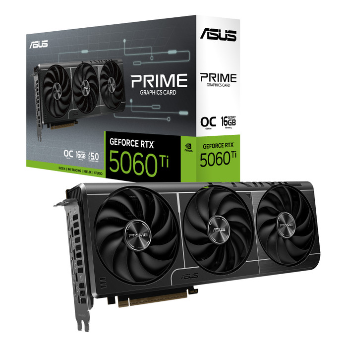 ASUS PRIME GeForce RTX 5060 Ti OC 16GB verpakking