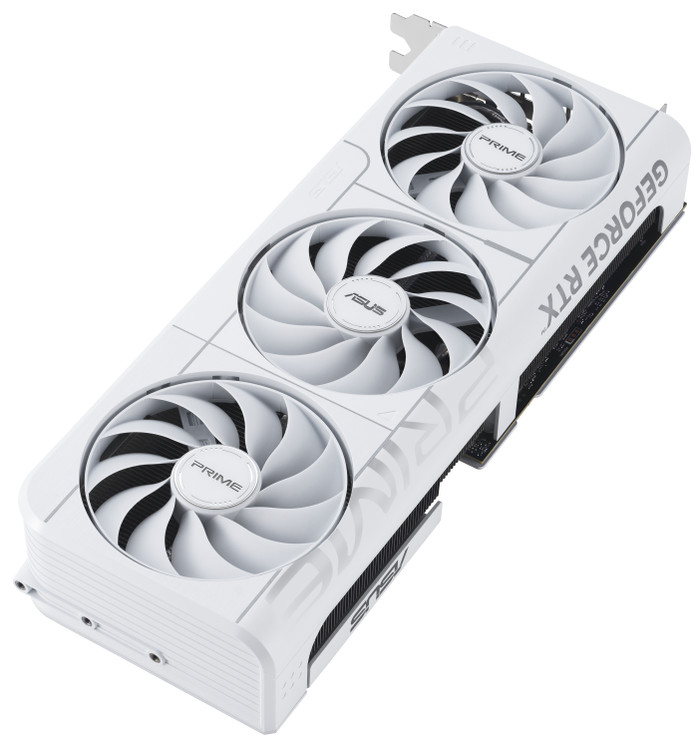 ASUS PRIME GeForce RTX 5070 OC White 12GB rechterkant