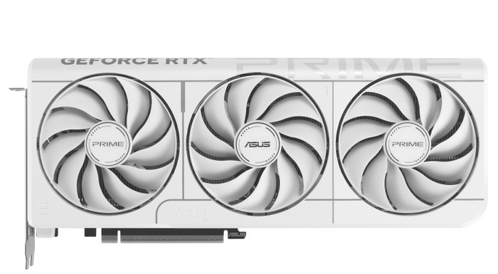 ASUS PRIME GeForce RTX 5070 OC White 12GB voorkant