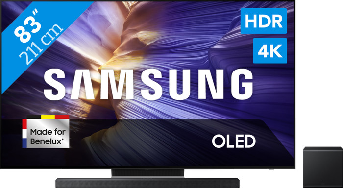 Samsung 83 inches OLED S90F 4K (2025) + Samsung HW-QS700F (2025) Main Image