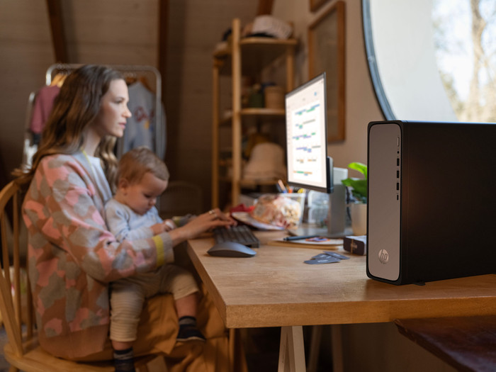 HP OmniDesk Slim S03-0970nd product in gebruik