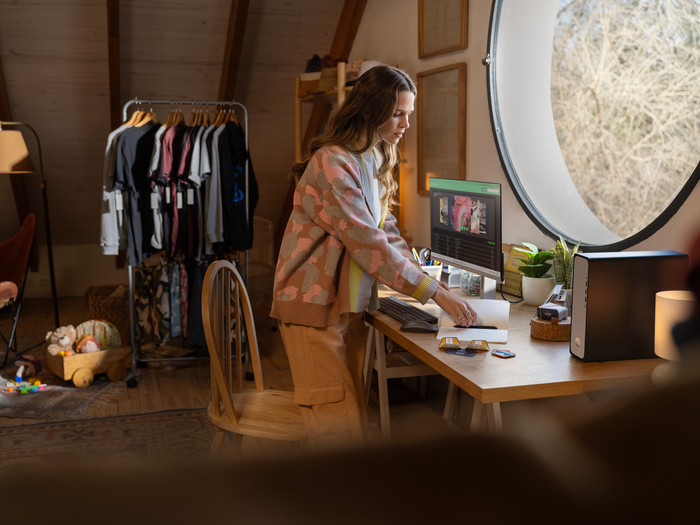 HP OmniDesk Slim S03-0970nd product in gebruik