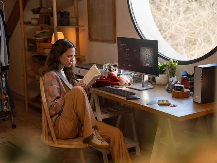 HP OmniDesk Slim S03-0970nd product in gebruik