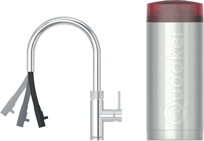 Quooker COMBI+ + Quooker Flex Round Chrome Main Image