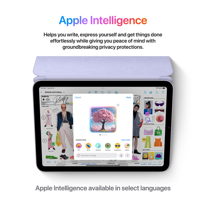 Apple iPad Mini 7 (2024) 128 Go Wifi Mauve visuel fournisseur