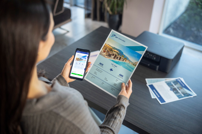 Brother DCP-J1310DW product in use