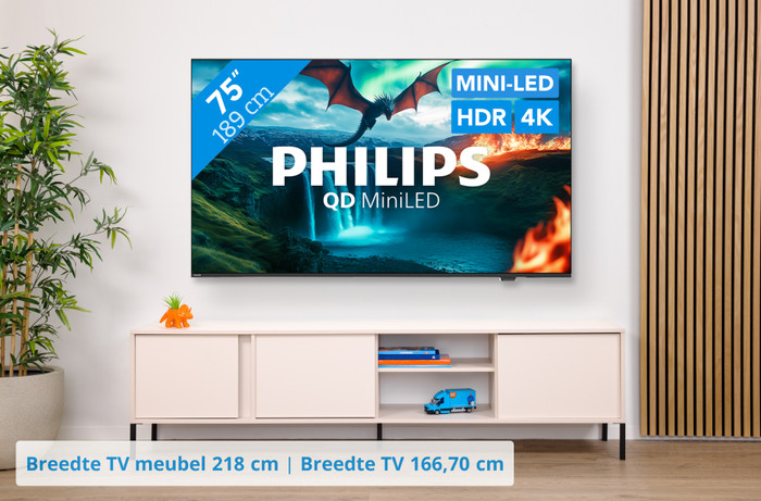 Philips 75'' MLED810 4K (2025) visual Coolblue 1