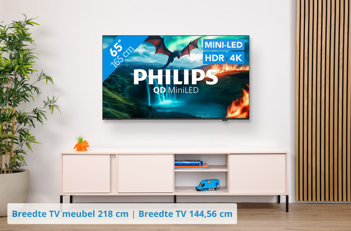 Philips 65'' MLED810 4K (2025) visual Coolblue 1