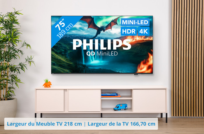 Philips 75'' MLED810 4K (2025) visuel Coolblue 1