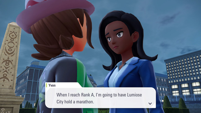 Nintendo Switch 2 + Pokémon Legends: Z-A product in use