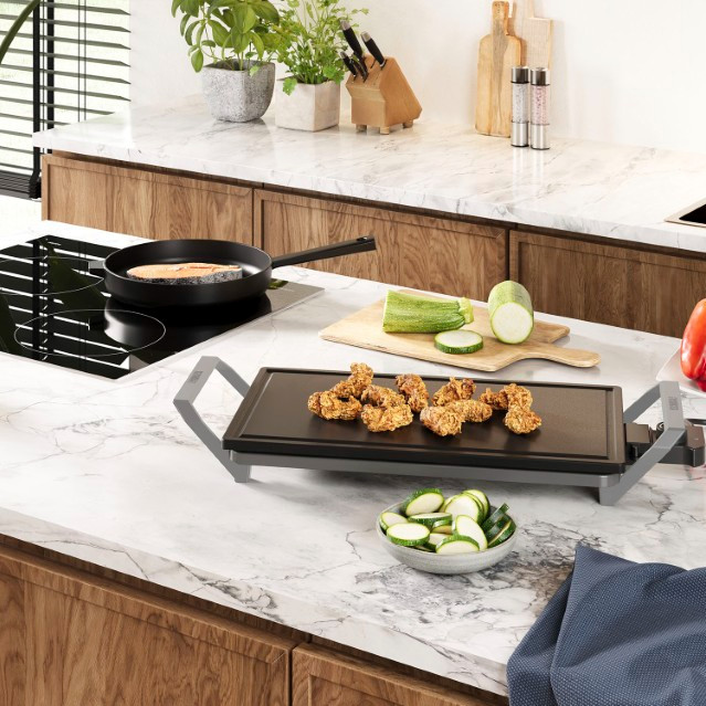 Princess Table Chef Premium Stone Grill product in gebruik