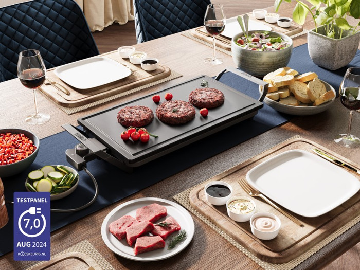 Princess Table Chef Premium Stone Grill product in gebruik