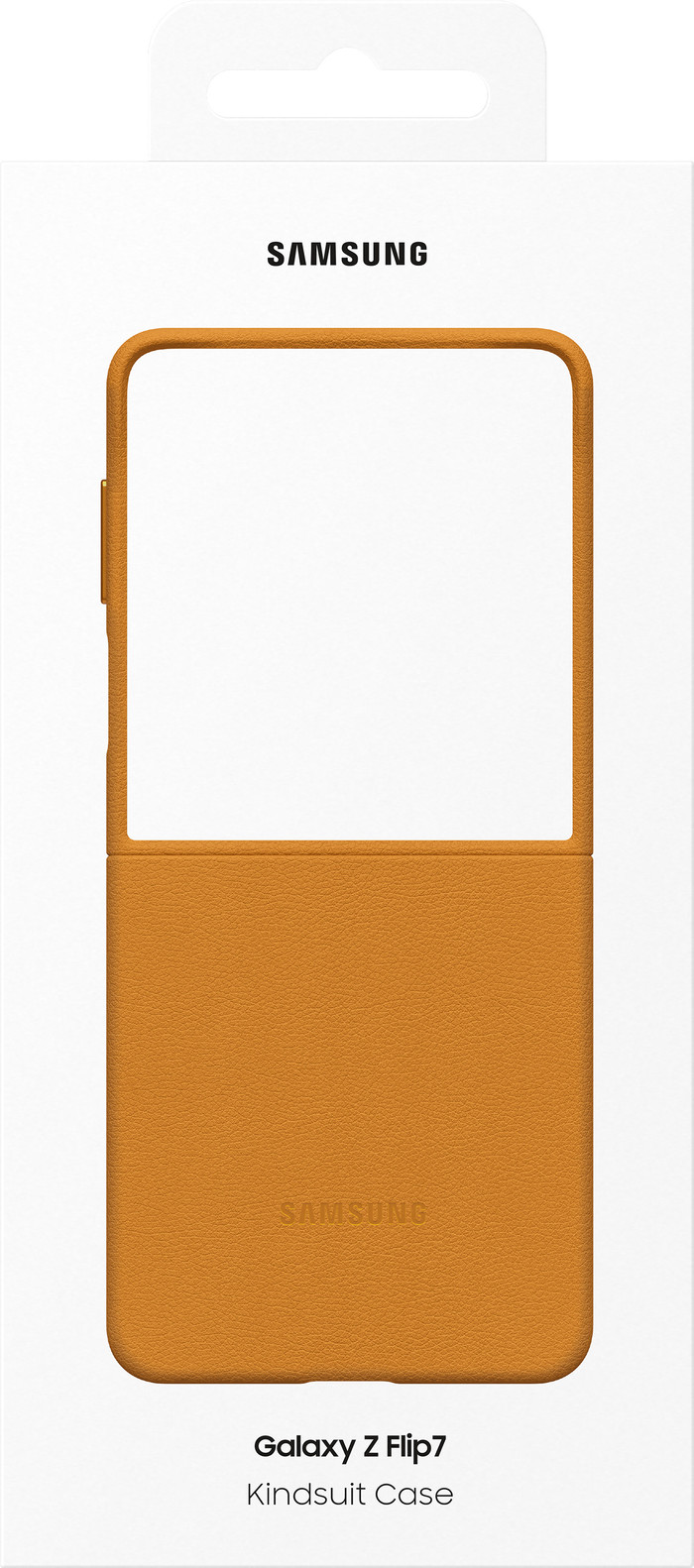 Samsung Galaxy Z Flip 7 Kindsuit Back Cover Bruin verpakking