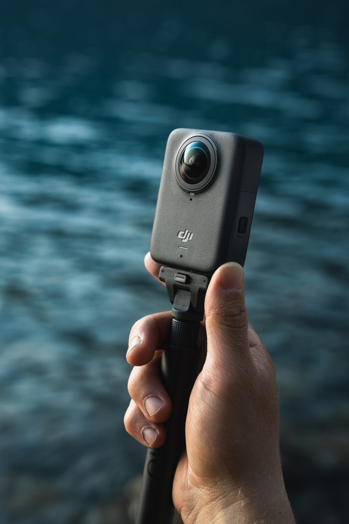 DJI Osmo 360 Standard Combo product in gebruik