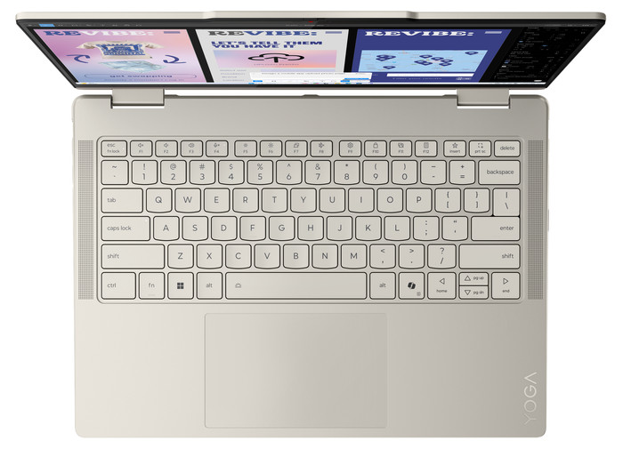 Lenovo Yoga 7 2-in-1 OLED Copilot+ PC 14ILL10 83JQ008XMB Azerty bovenkant
