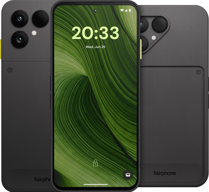 Fairphone 6 256 Go Noir 5G + Fairphone 6 Protective Back Cover Noir Main Image