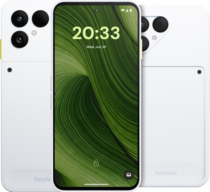 Fairphone 6 256GB Wit 5G + Fairphone 6 Protective Back Cover Wit Main Image