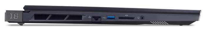Acer Predator Helios 18 AI PH18-73-9256 AZERTY côté gauche
