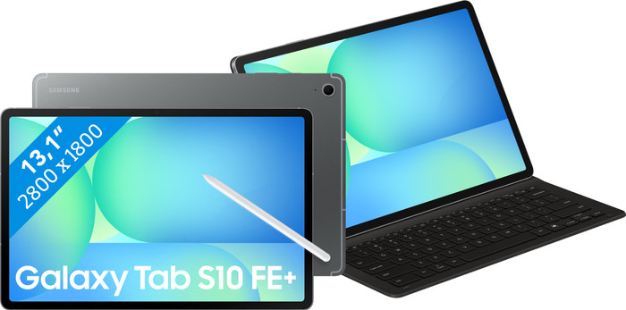 Samsung Galaxy Tab S10 FE Plus 13,1 inch 256GB Wifi Grijs + Toetsenbord Hoes AZERTY Main Image