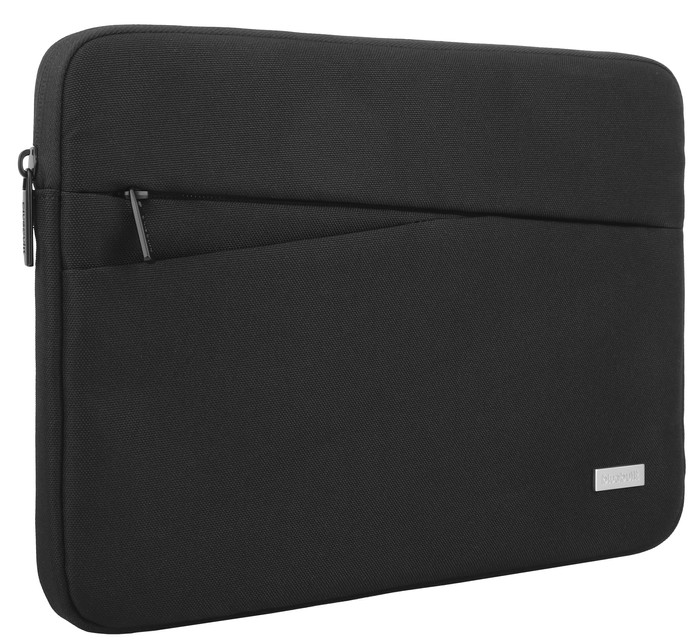 BlueBuilt Premium Laptop Sleeve for Apple MacBook Air 13 inches Black left side