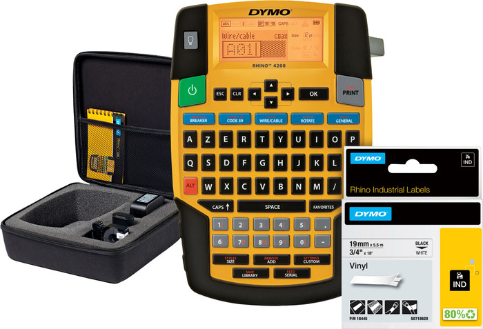 DYMO Rhino 4200 Case Kit Labelprinter + 1 extra label Main Image