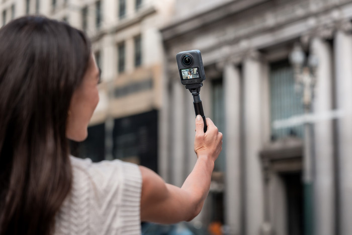 DJI Osmo 70cm Invisible Selfie Stick product in gebruik