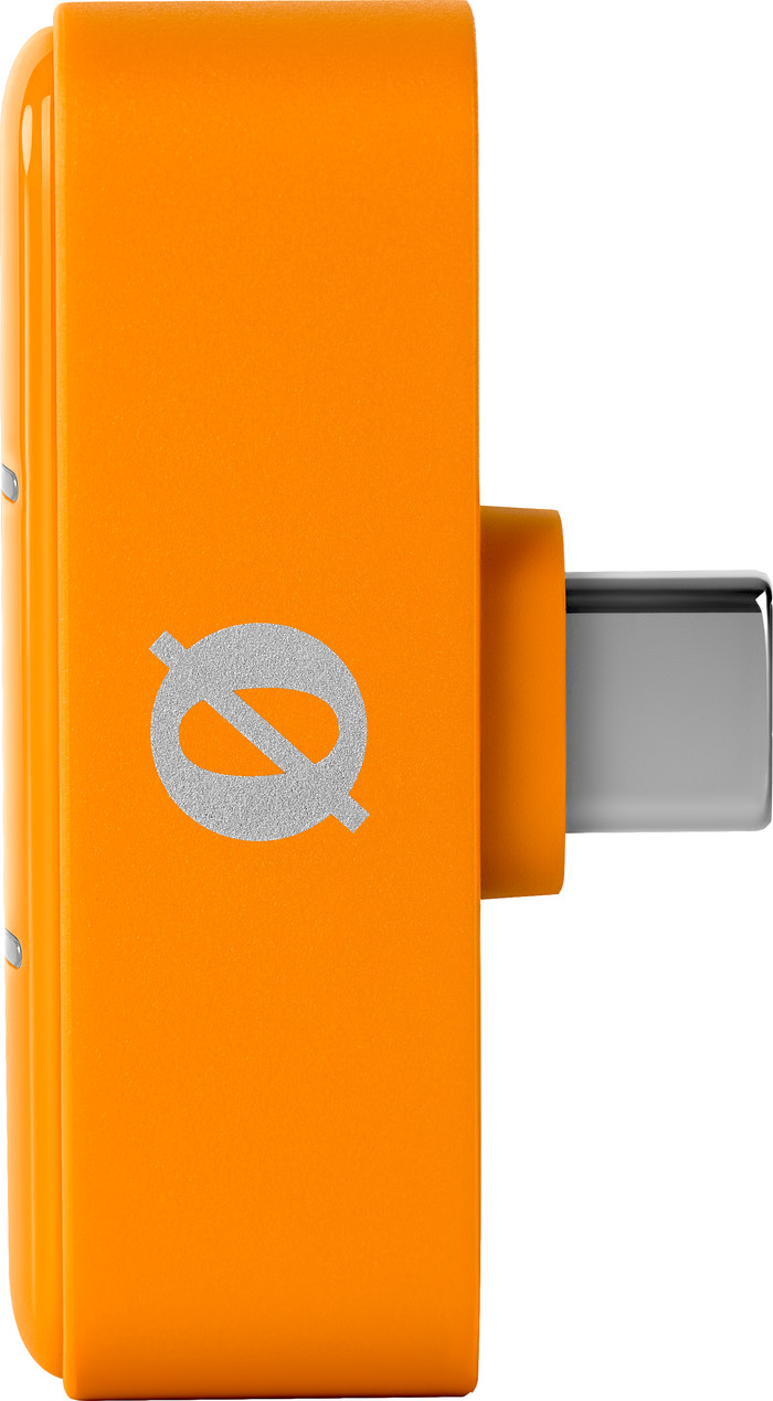 RODE Wireless Micro Orange USB-C accessory
