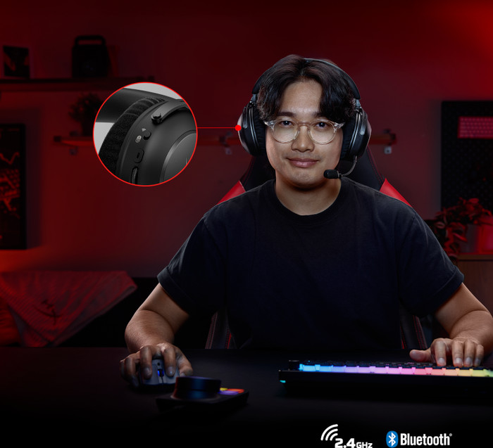HyperX Cloud Alpha 2 Sans Fil Noir produit à l'usage