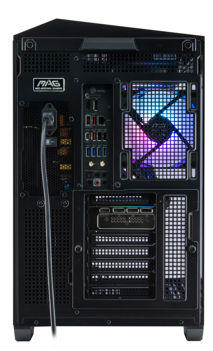 Cobalt x Powered by MSI - Tier 3 - RTX 5080 - Ryzen 7 9800X3D - 64 Go - 4 To SSD dessous