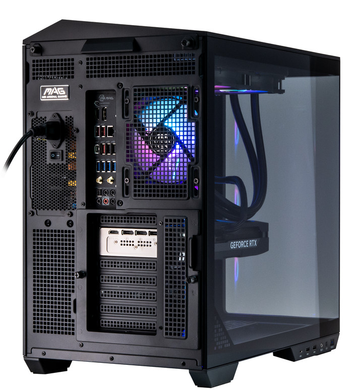 Cobalt x Powered by MSI - Tier 3 - RTX 5080 - Ryzen 7 9800X3D - 64 Go - 4 To SSD arrière