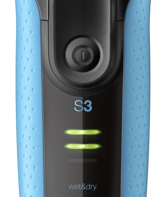 Braun Series 3+ 3040S Blue detail