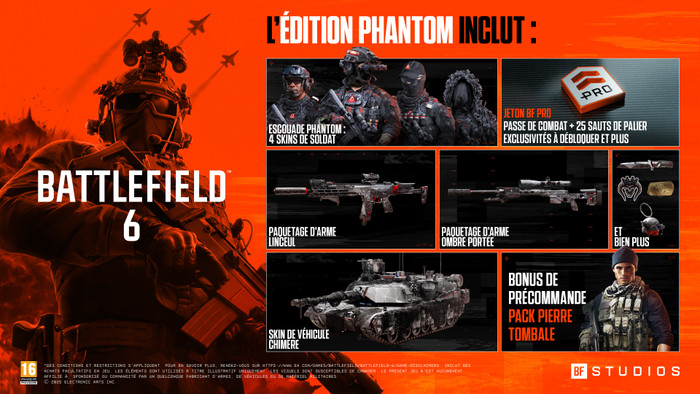 Battlefield 6 Phantom Edition PS5 visuel fournisseur