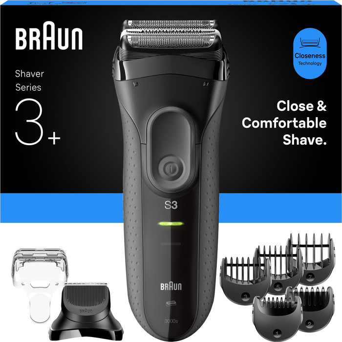 Braun Series 3+ 3000BT Grijs accessoire