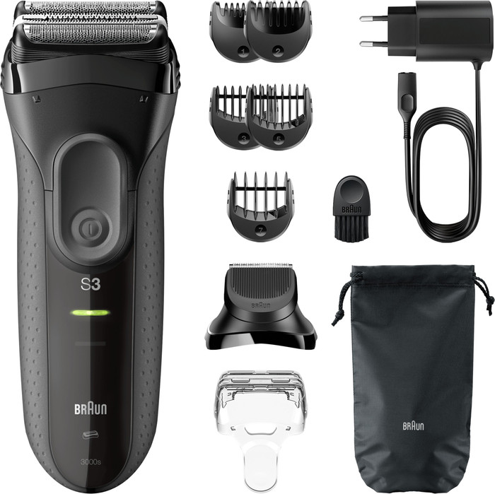 Braun Series 3+ 3000BT Grijs Main Image