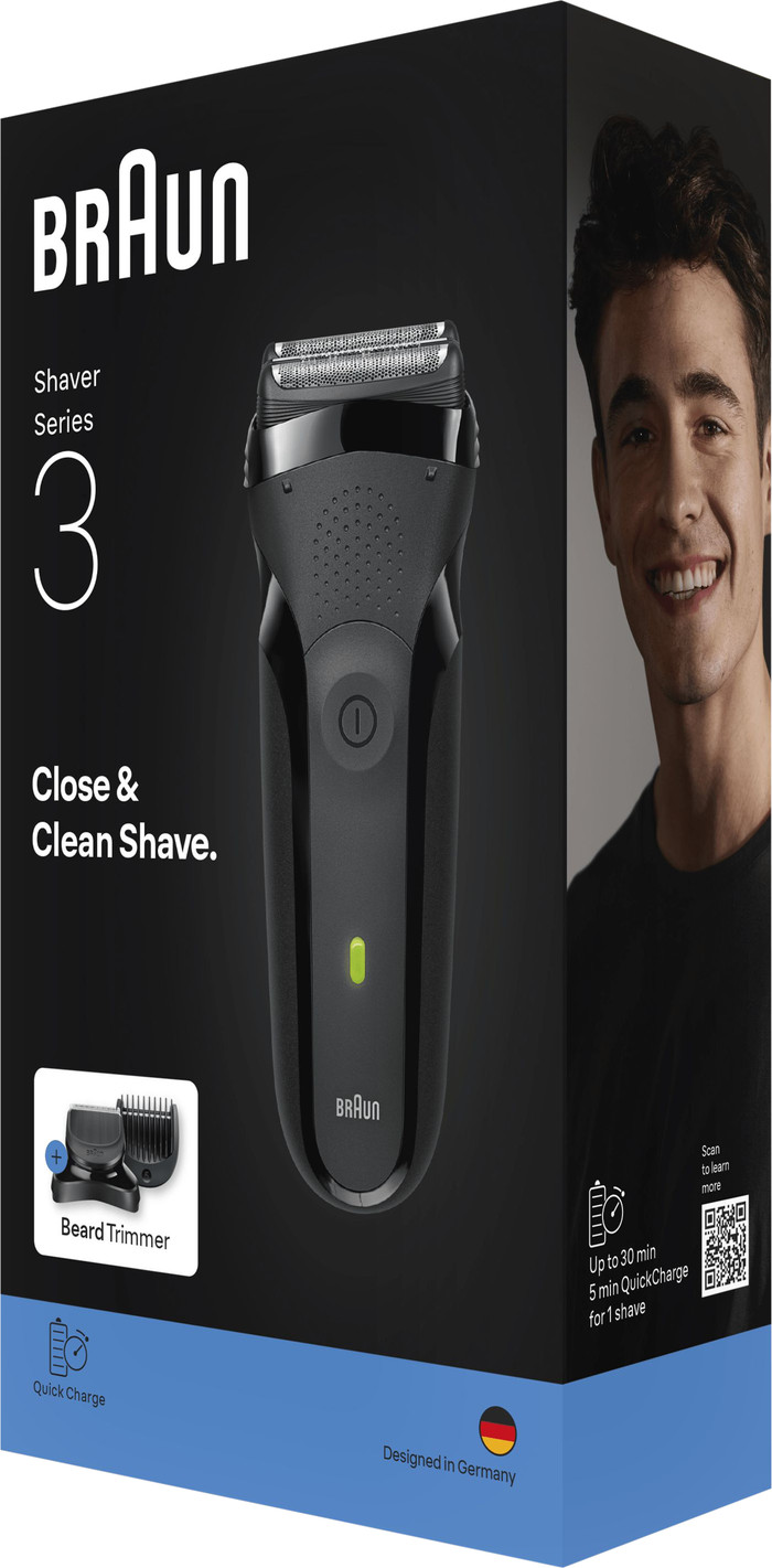 Braun Series 3 300BT Gray packaging